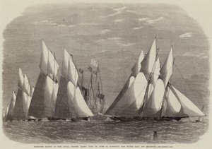 Schoonermatch van de Royal Thames Yacht Club op 16 juni; rond de Water Lily bij Shoebury